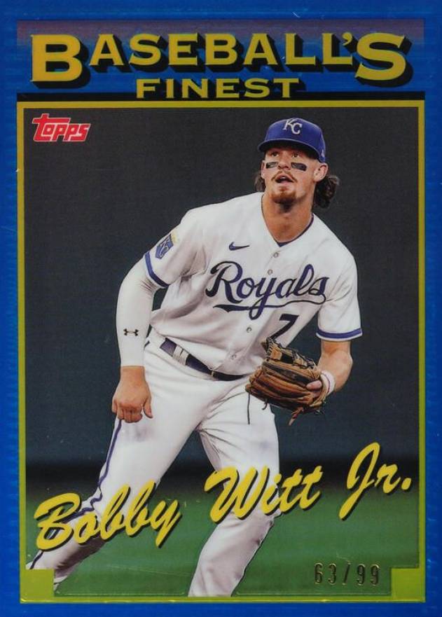 2024 Topps Finest What If 1993 Finest Prototypes Bobby Witt Jr. #93-15 Baseball Card
