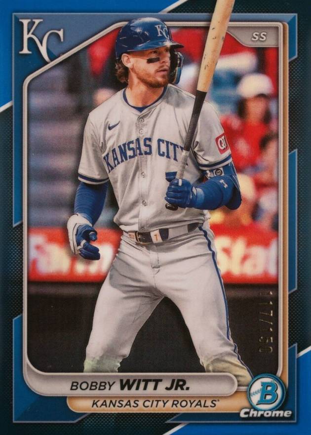 2024 Bowman Chrome Bobby Witt Jr. #1 Baseball Card