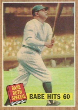 1962 Topps Babe Ruth #139bGT Baseball Card