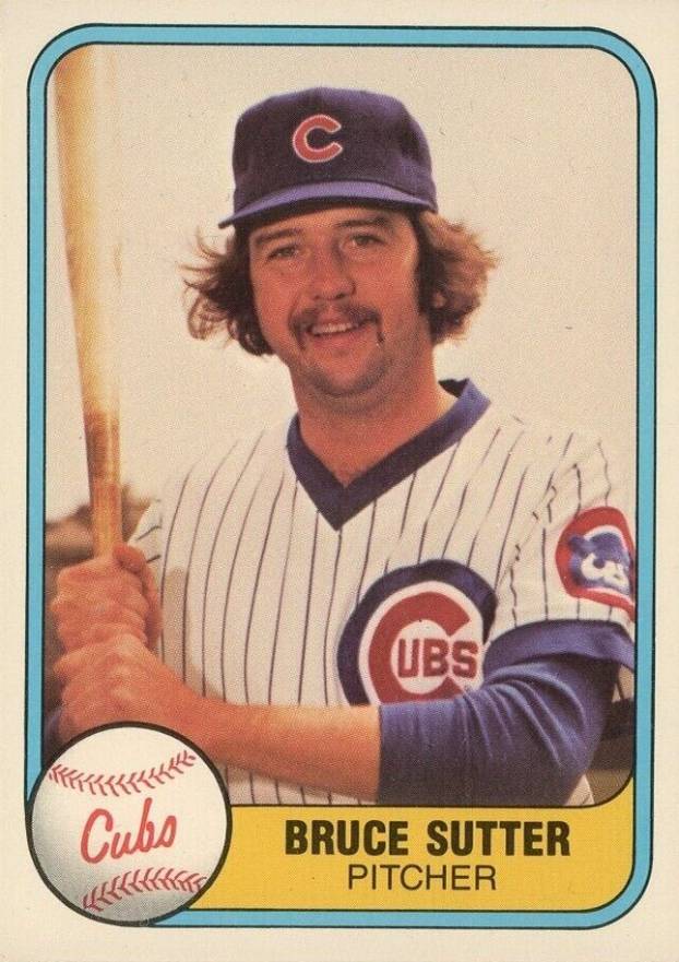 1981 Fleer Bruce Sutter #294 Baseball Card