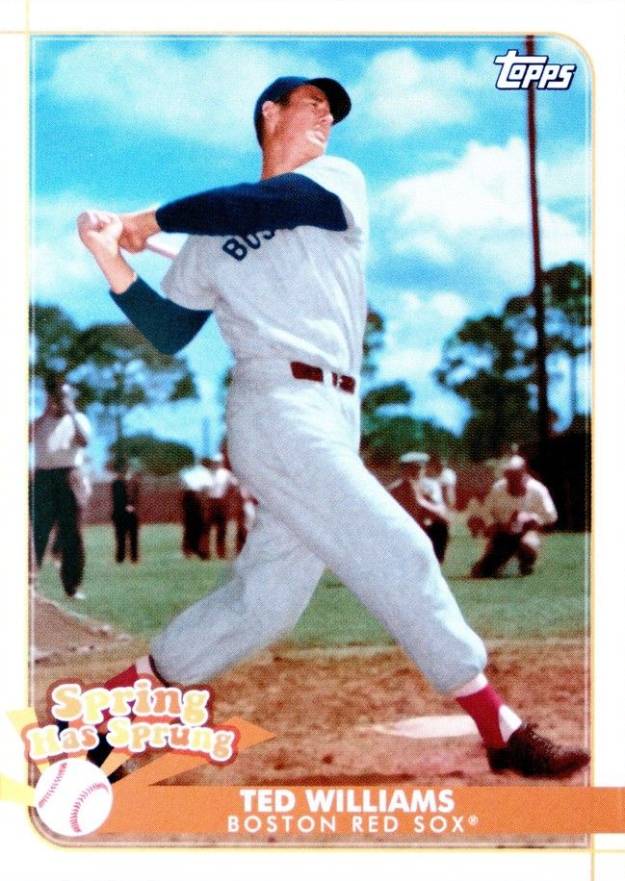 2020 Topps Opening Day Spring Has Sprung Ted Williams #SHS3 Baseball Card