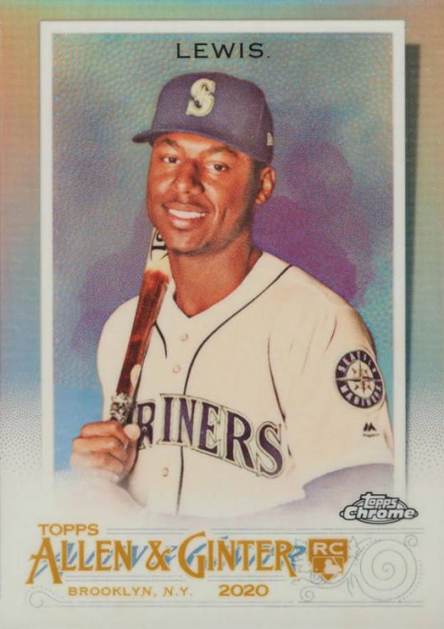 2020 Topps Allen & Ginter Chrome Kyle Lewis #159 Baseball Card