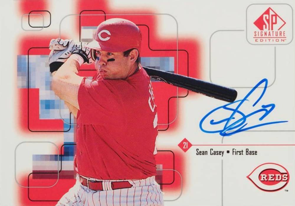 1999 SP Signature Autographs Sean Casey #SC Baseball Card