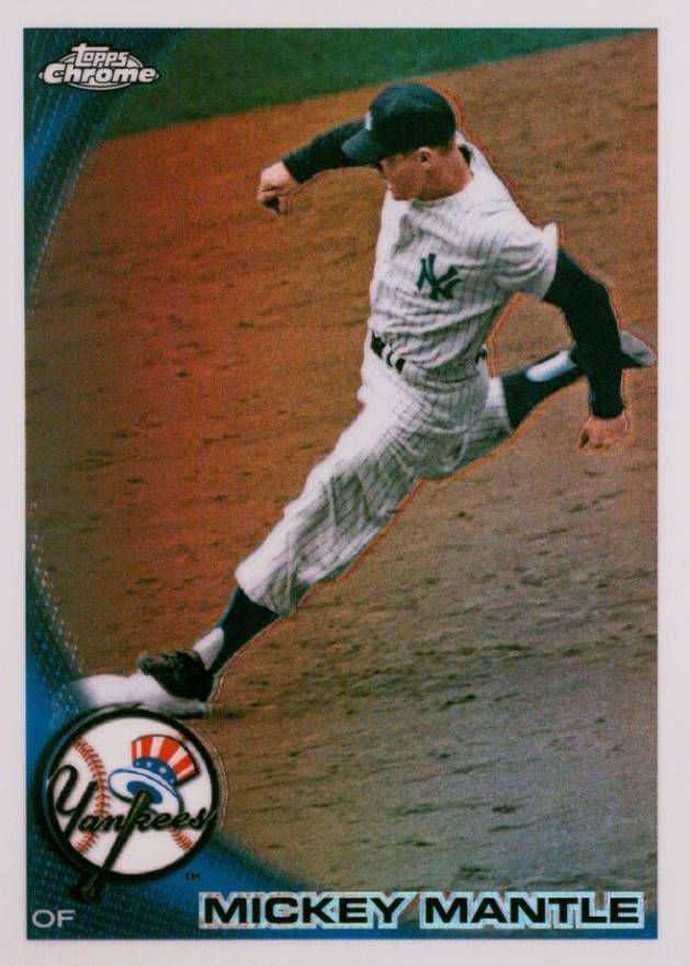 2010 Topps Chrome Wrapper Redemption Mickey Mantle #226 Baseball Card