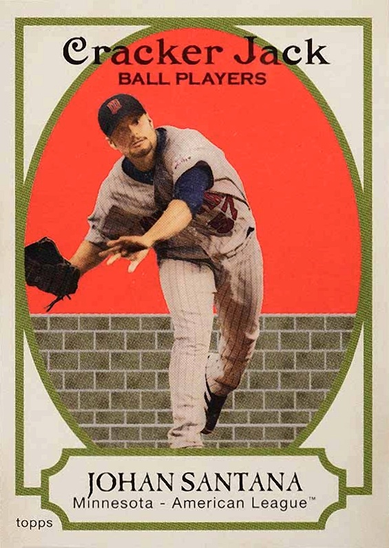 2005 Topps Cracker Jack Johan Santana #85 Baseball Card