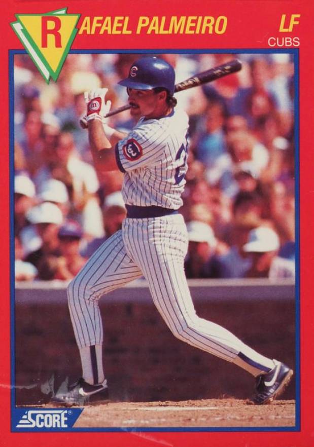1989 Score Superstar Rafael Palmeiro #56 Baseball Card