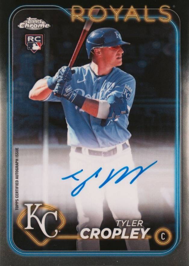 2024 Topps Chrome Rookie Autographs Tyler Cropley #RATC Baseball Card