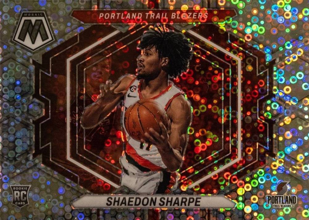 2022 Panini Mosaic Shaedon Sharpe #213 Basketball Card