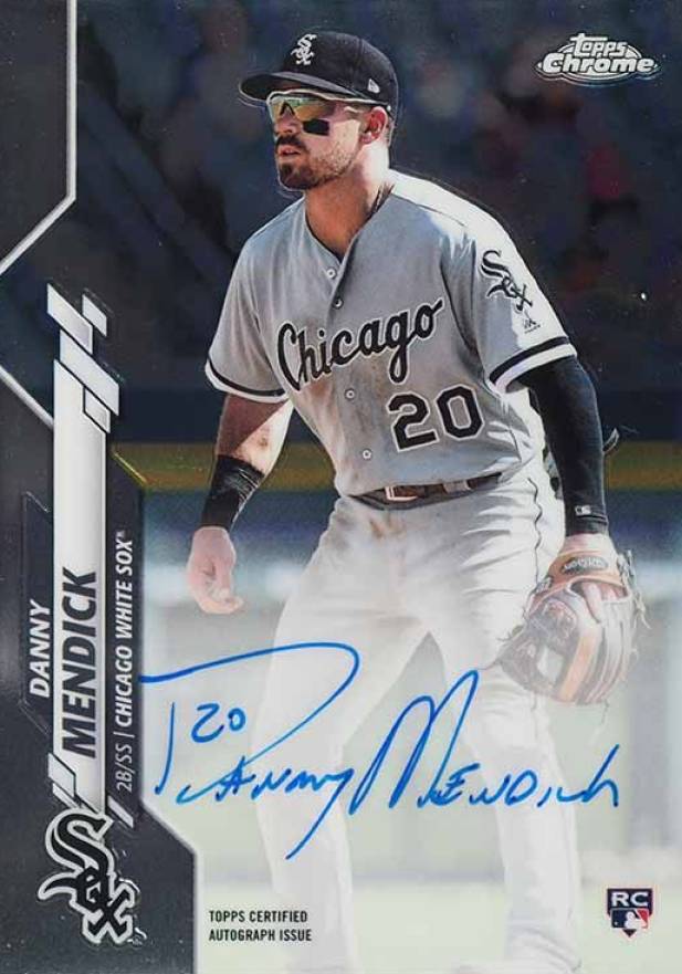 2020 Topps Chrome Rookie Autographs Danny Mendick #RADME Baseball Card