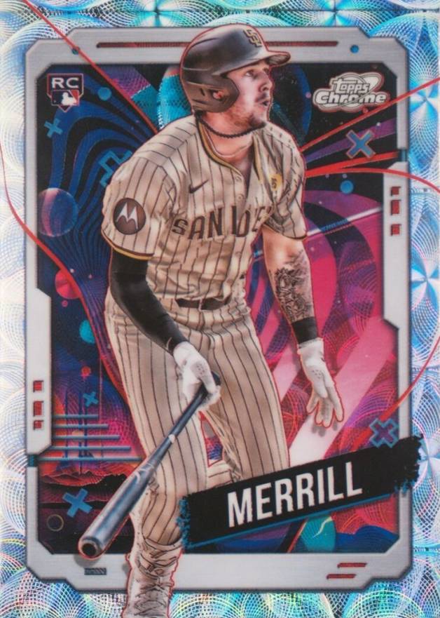 2024 Topps Chrome Cosmic Jackson Merrill #194 Baseball Card