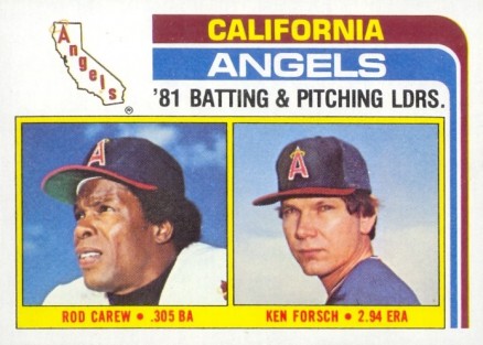 1982 Topps Rod Carew #276 Baseball Card