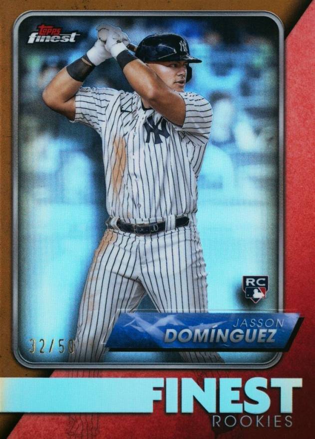 2024 Topps Finest Finest Rookie Design Variation Jasson Dominguez #FRD1 Baseball Card