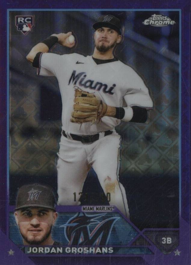 2023 Topps Chrome Logofractor Edition Jordan Groshans #9 Baseball Card