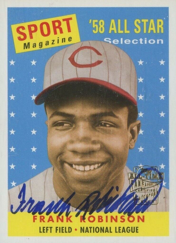 2004 Topps All-Time Fan Favorites Autographs Frank Robinson #FFAFR Baseball Card