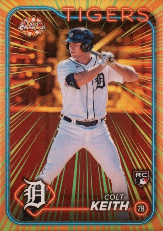 2024 Topps Chrome Radiating Rookies Colt Keith #RR6 Baseball Card