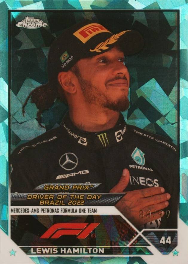 2023 Topps Chrome Formula 1 Sapphire Edition Lewis Hamilton