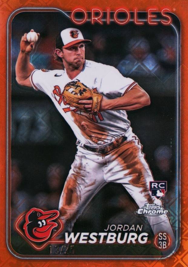 2024 Topps Chrome Logofractor Edition Jordan Westburg #277 Baseball Card