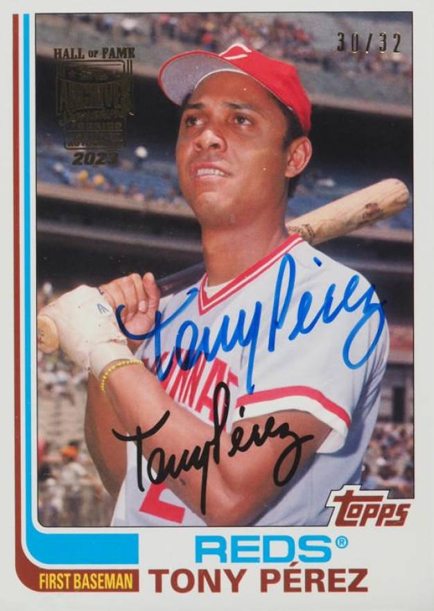 2023 Topps Archives Signature Series Tony Perez #85 Baseball Card