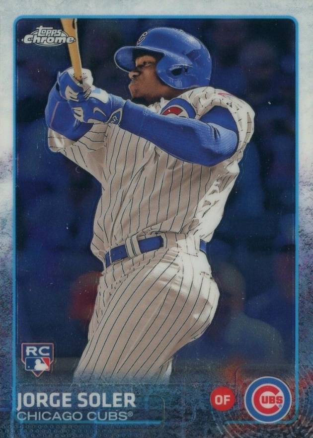 2015 Topps Chrome Jorge Soler #154 Baseball Card