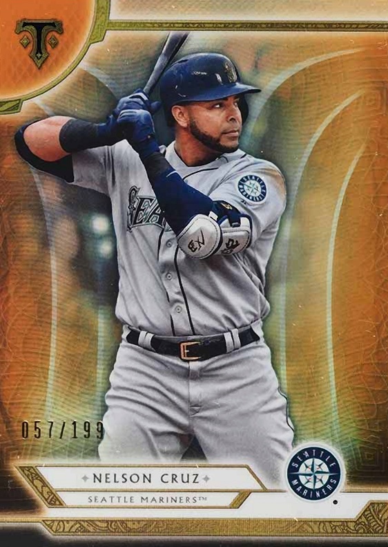 2018 Topps Triple Threads Nelson Cruz #27 Baseball Card