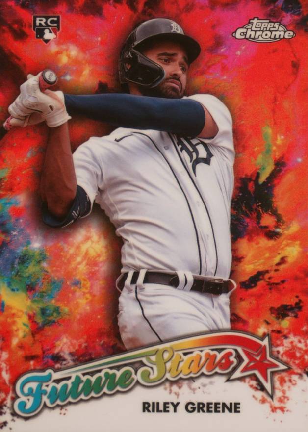 2023 Topps Chrome Update Future Stars Riley Greene #FSU16 Baseball Card