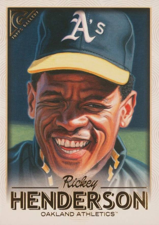 2018 Topps Gallery Rickey Henderson #129 Baseball Card