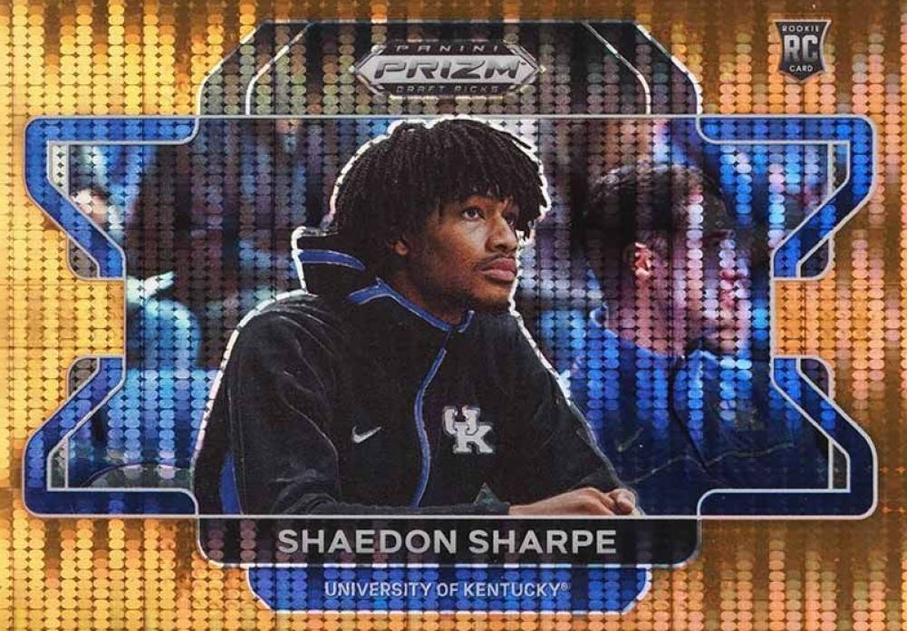 2022 Panini Prizm Draft Picks Shaedon Sharpe #54 Basketball Card