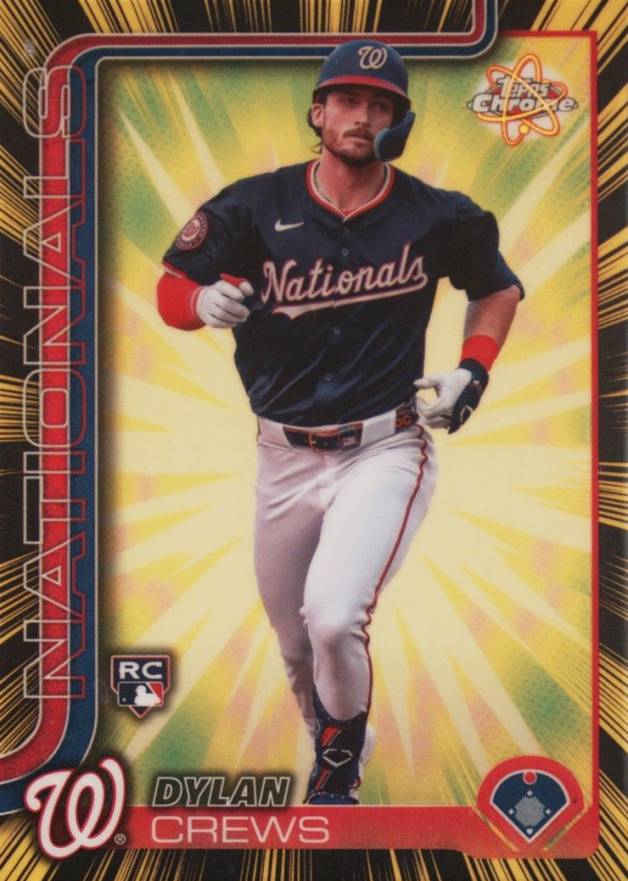 2025 Topps Chrome Radiating Rookies Dylan Crews #RR8 Baseball Card