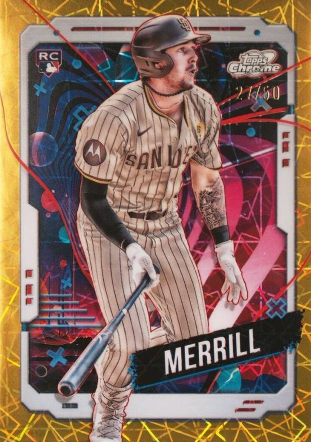 2024 Topps Chrome Cosmic Jackson Merrill #194 Baseball Card