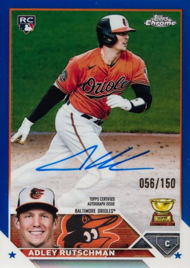 2023 Topps Chrome Rookie Autograph Adley Rutschman #RAAR Baseball Card