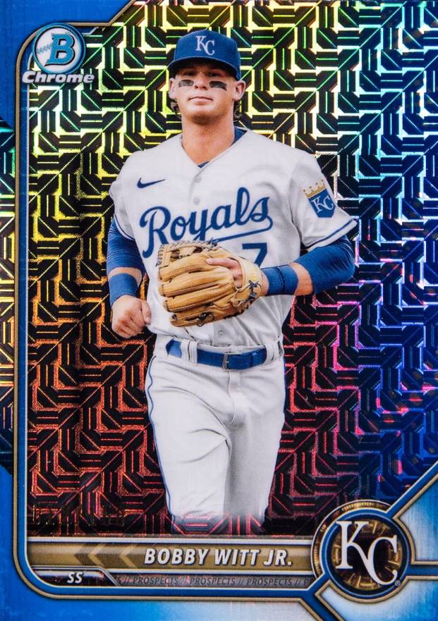 2022 Bowman Mega Box Chrome Bobby Witt Jr. #146 Baseball Card