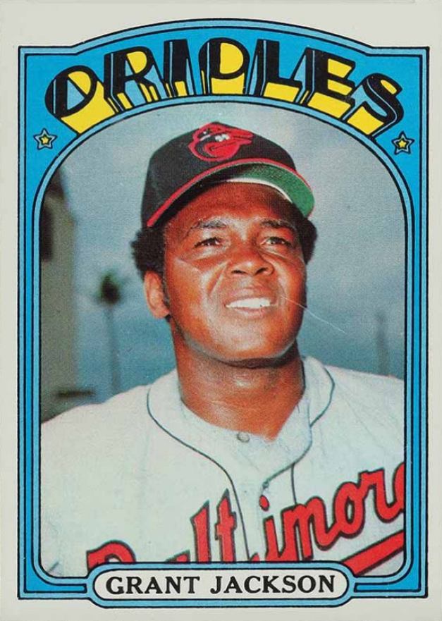 1972 Topps Grant Jackson #212 Baseball Card