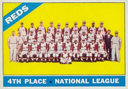 1966 Topps Cincinnati Redlegs Team #59 Baseball Card