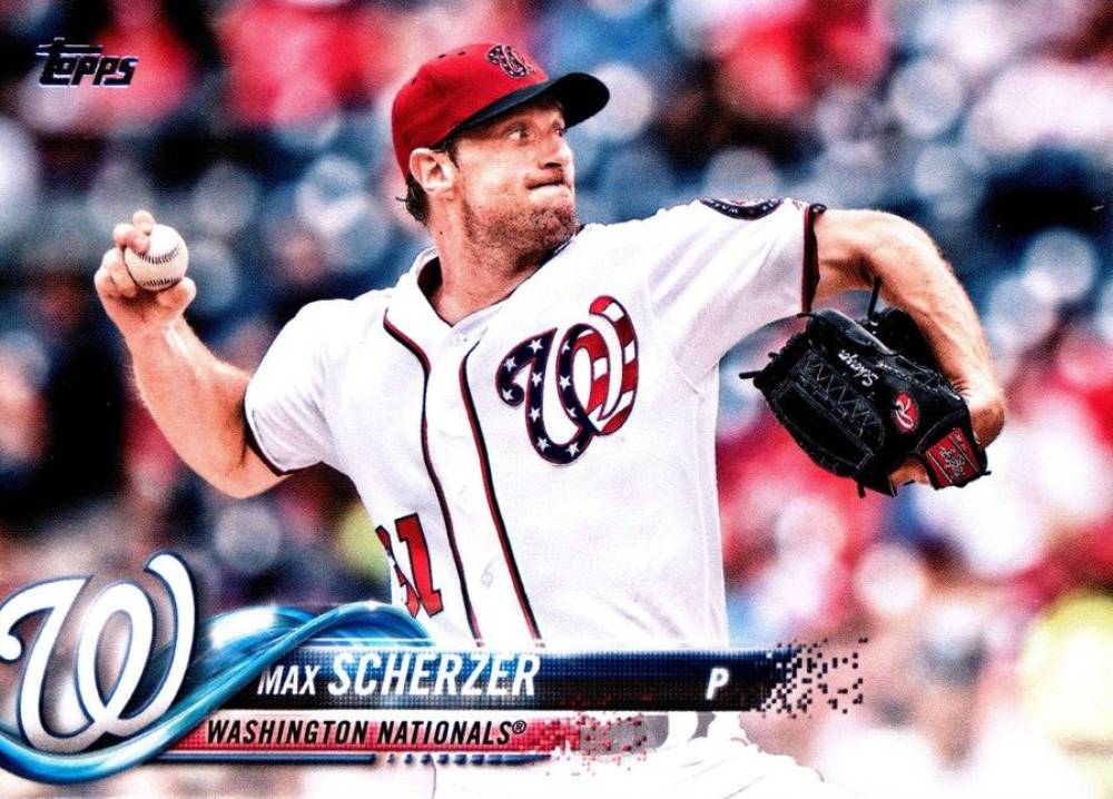 2018 Topps Max Scherzer #629 Baseball Card