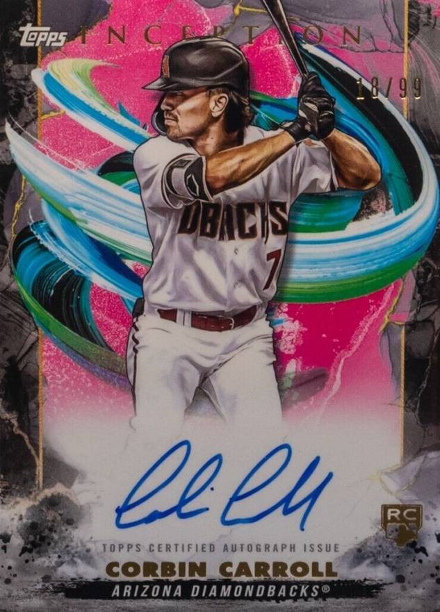 2023 Topps Inception Rookie & Emerging Stars Autographs Corbin Carroll #BRESCCA Baseball Card
