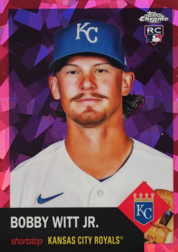 2022 Topps Chrome Platinum Anniversary Bobby Witt Jr. #61 Baseball Card