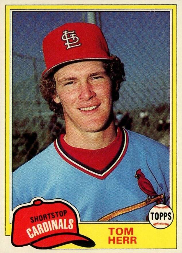 1981 Topps Tommy Herr #266 Baseball Card