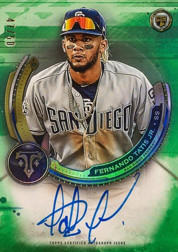 2019 Topps Triple Threads Rookie Autograph Fernando Tatis Jr. #FT Baseball Card