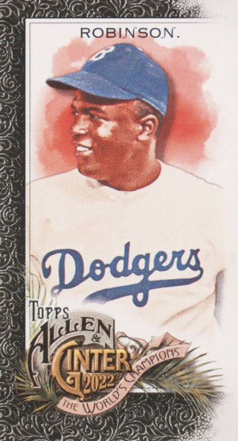 2022 Topps Allen & Ginter Jackie Robinson #108 Baseball Card