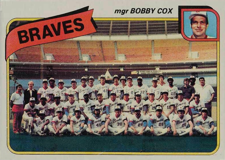 1980 Topps Bobby Cox #192 Baseball Card