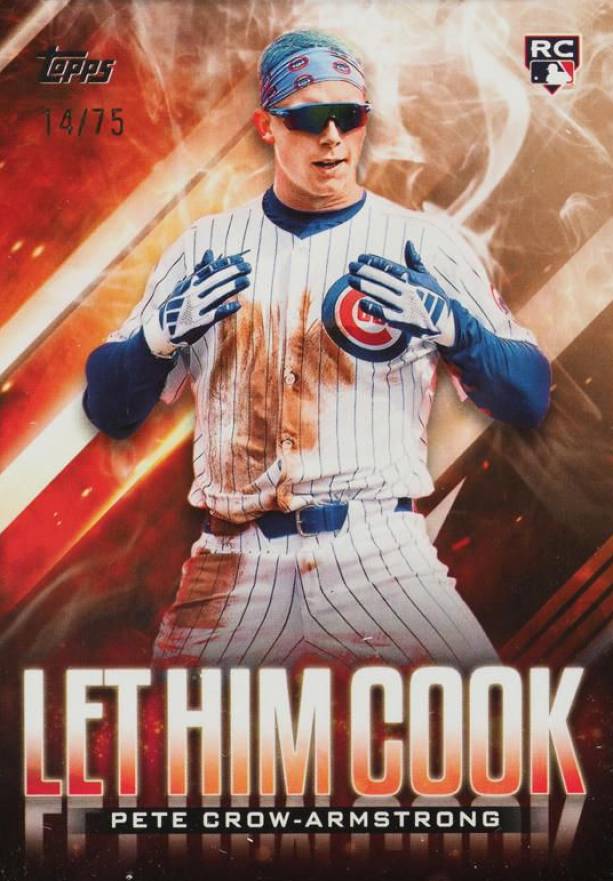 2024 Topps Update Let Him Cook Pete Crow-Armstrong #LHC18 Baseball Card
