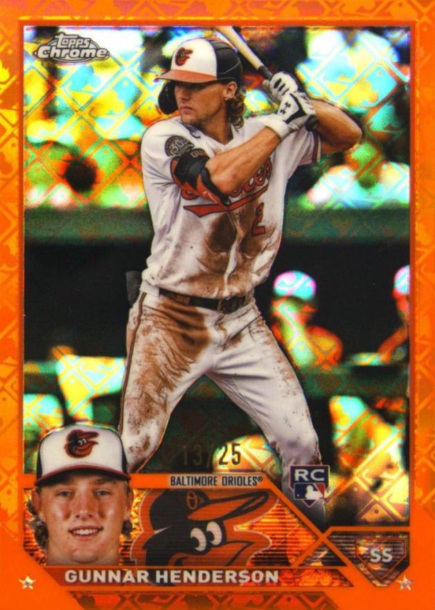 2023 Topps Chrome Logofractor Edition Gunnar Henderson #2 Baseball Card