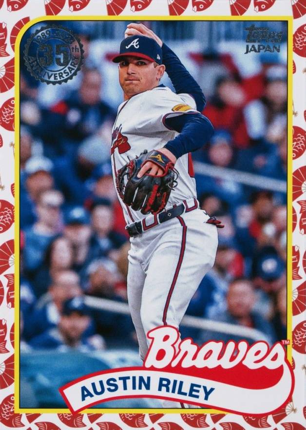 2024 Topps Baseball Japan Edition 1989 Topps Austin Riley #89J35 Baseball Card