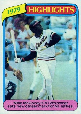 1980 Topps Willie McCovey #2 Baseball Card