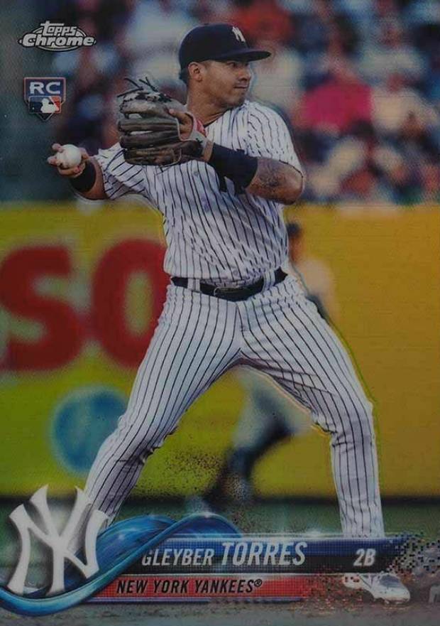 2018 Topps Chrome Update Gleyber Torres #HMT26 Baseball Card