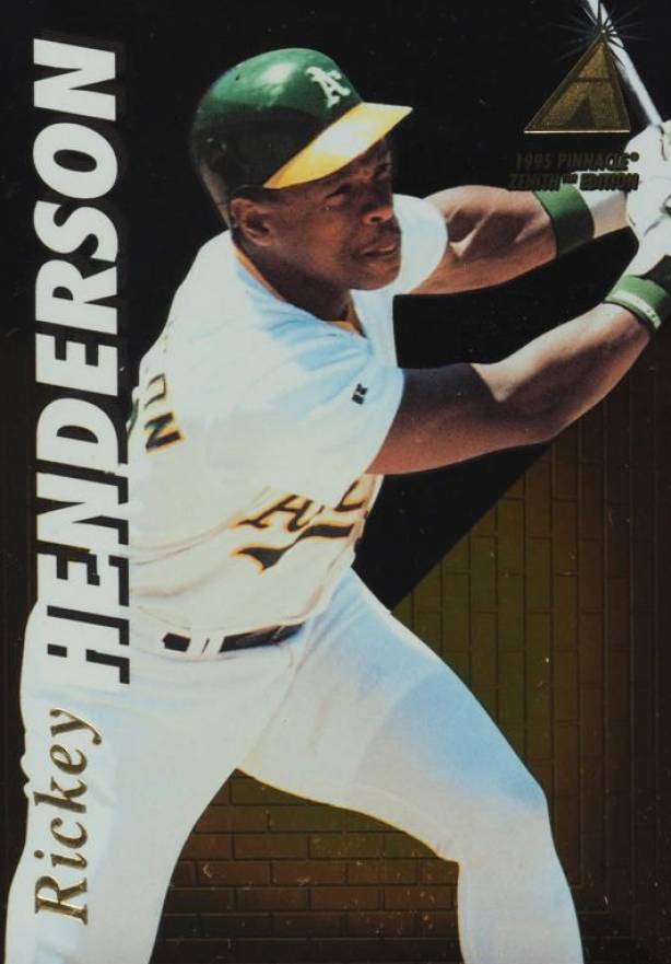 1995 Zenith Rickey Henderson #87 Baseball Card
