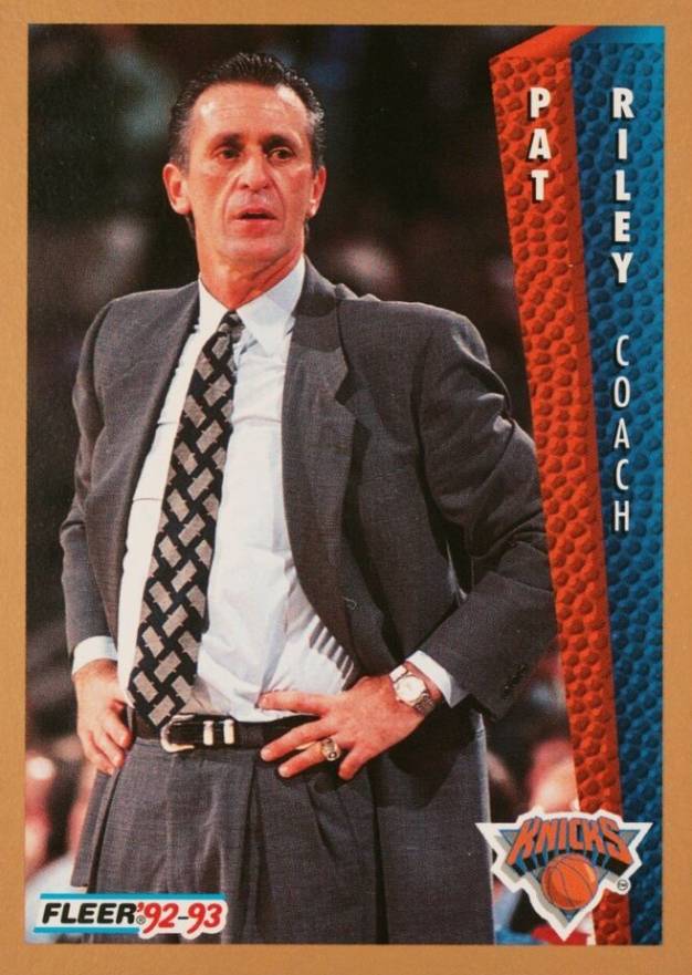 1992 Fleer Pat Riley #155 Basketball Card