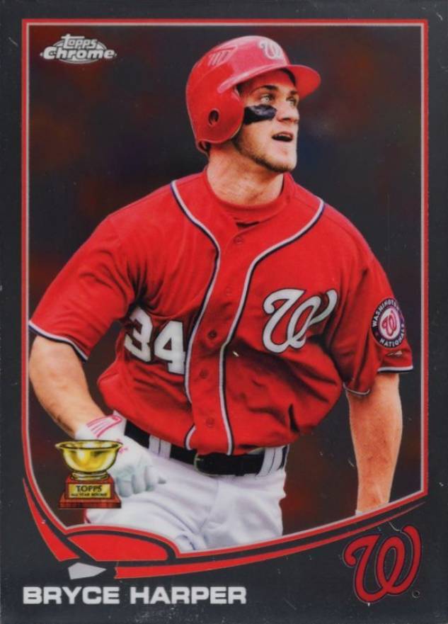 2017 Topps Chrome Update Topps All-Rookie Cup Reprints Bryce Harper #1 Baseball Card