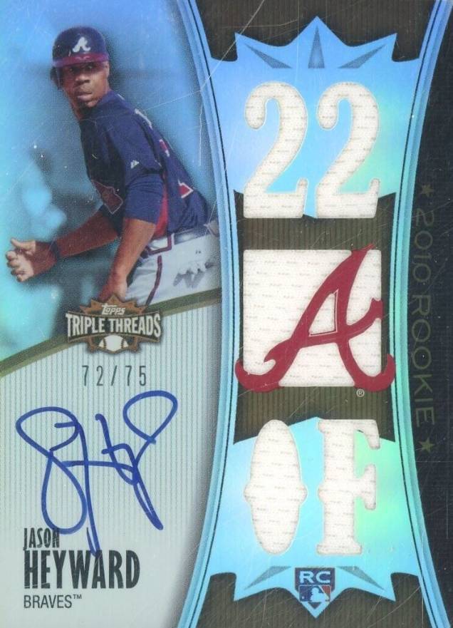 2010 Topps Triple Threads Jason Heyward #139 Baseball Card