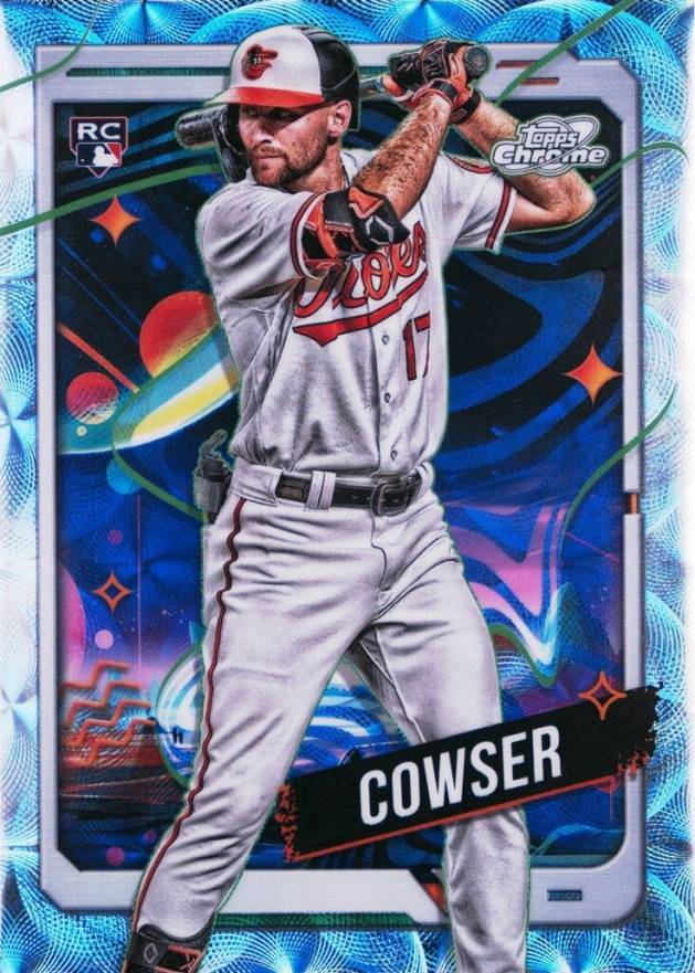 2024 Topps Chrome Cosmic Colton Cowser #17 Baseball Card